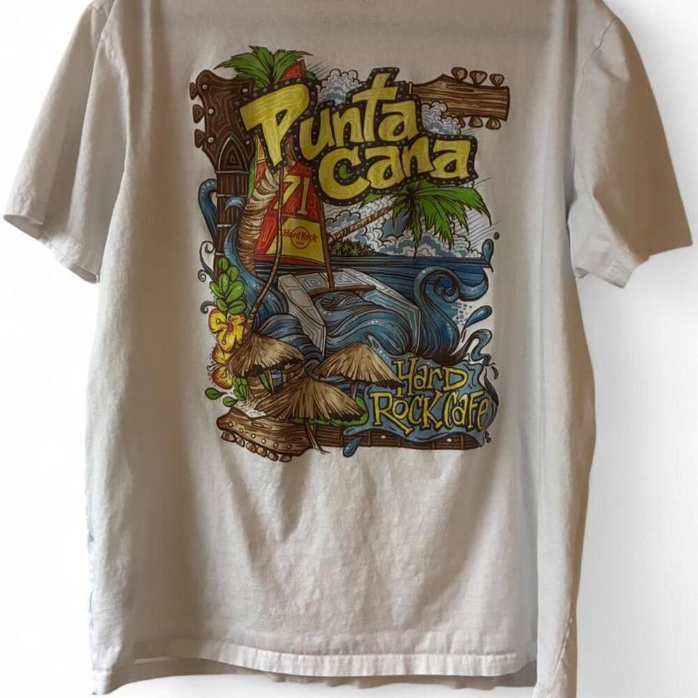 Hard Rock Cafe Punta Cana White Tee